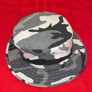 Grey Toned Camo Fisherman’s Hat
